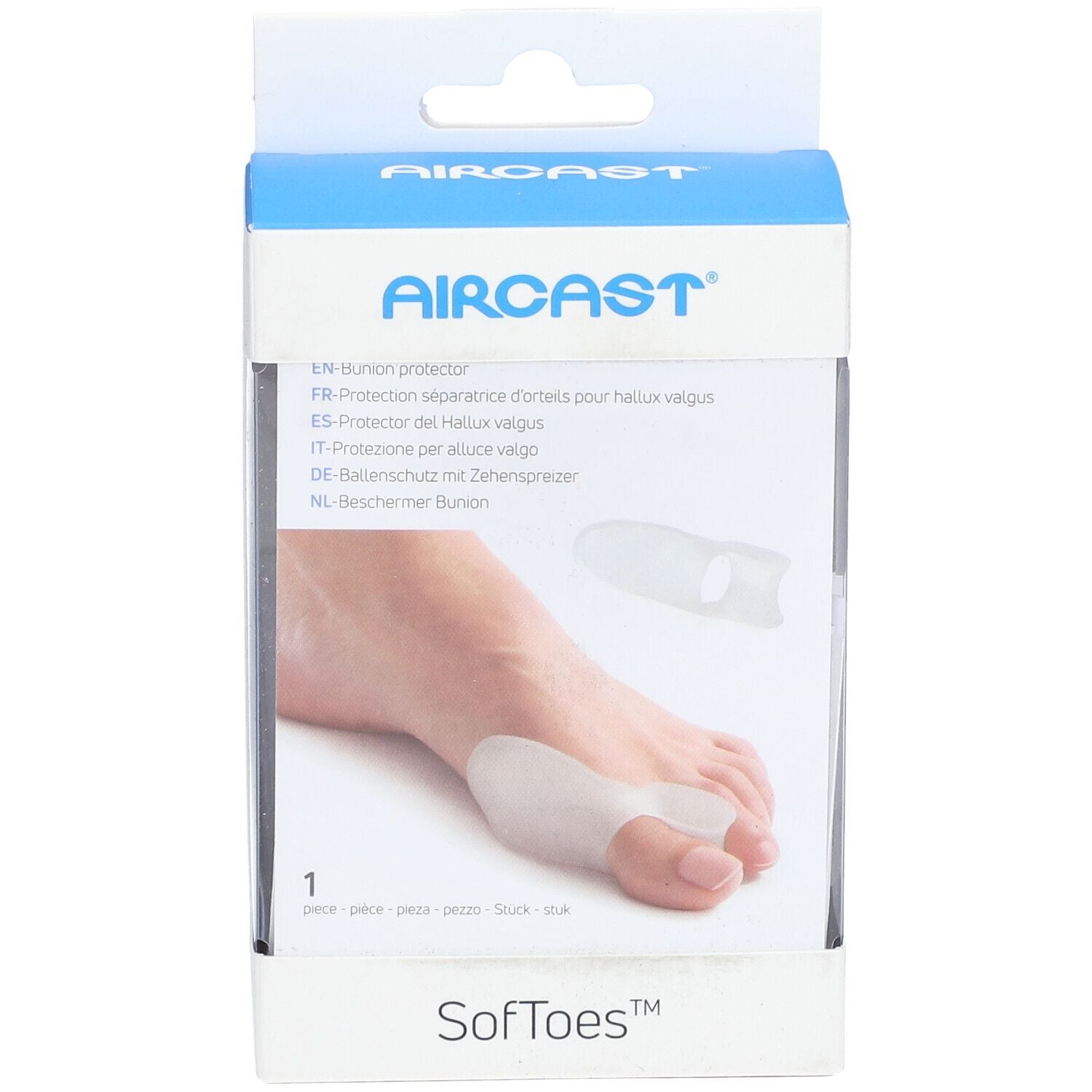 Aircast: Protector de juanete